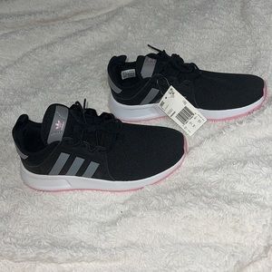 Brand new black/gray/pink Adidas shoes